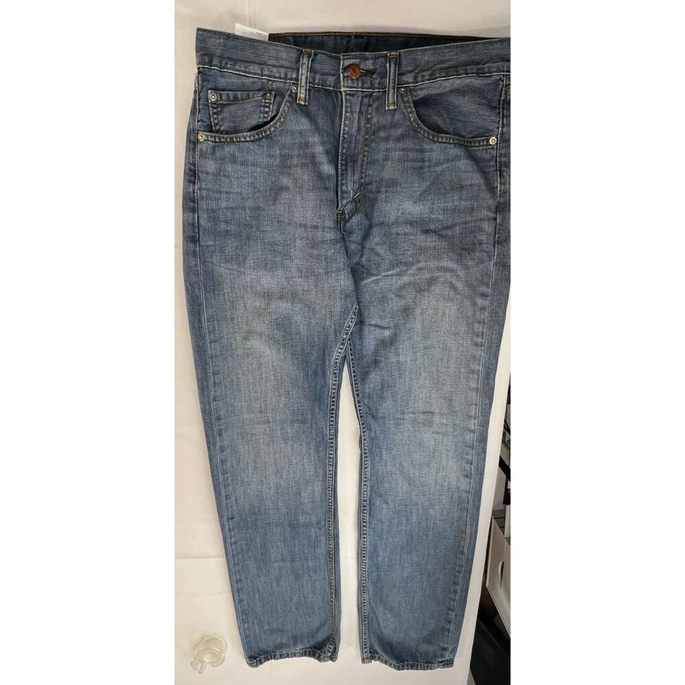 Levi's 505 Men's Light Wash 5 Pocket Denim Blue Jeans Size 32x32